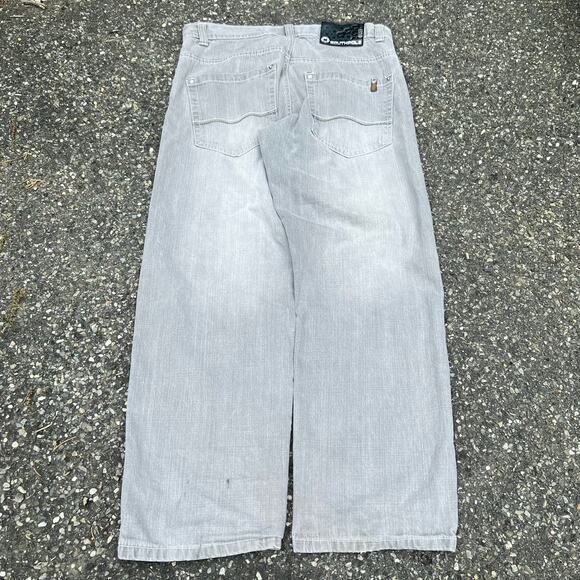 Vintage y2k southpole gray baggy denim Jesse pinkman jeans pants - Picture 1 of 6